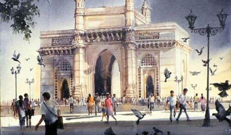 Morning at the Gateway of India
